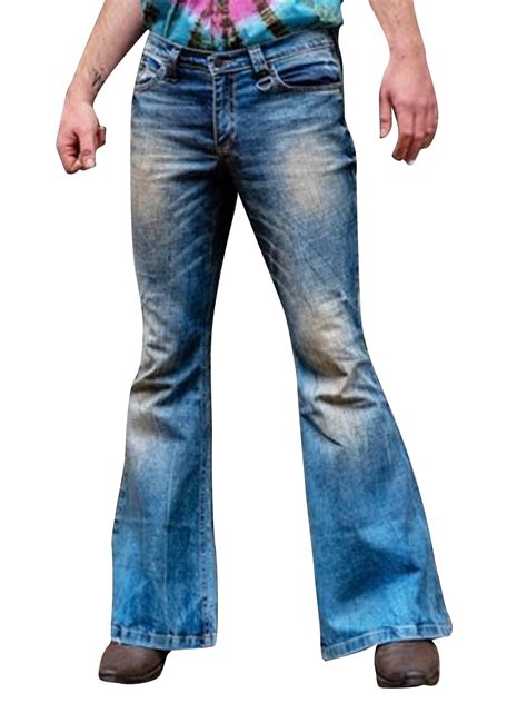 bell bottom pants from the 70s|70s bell bottom jeans men.